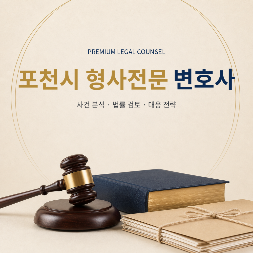 포천시 형사전문 변호사