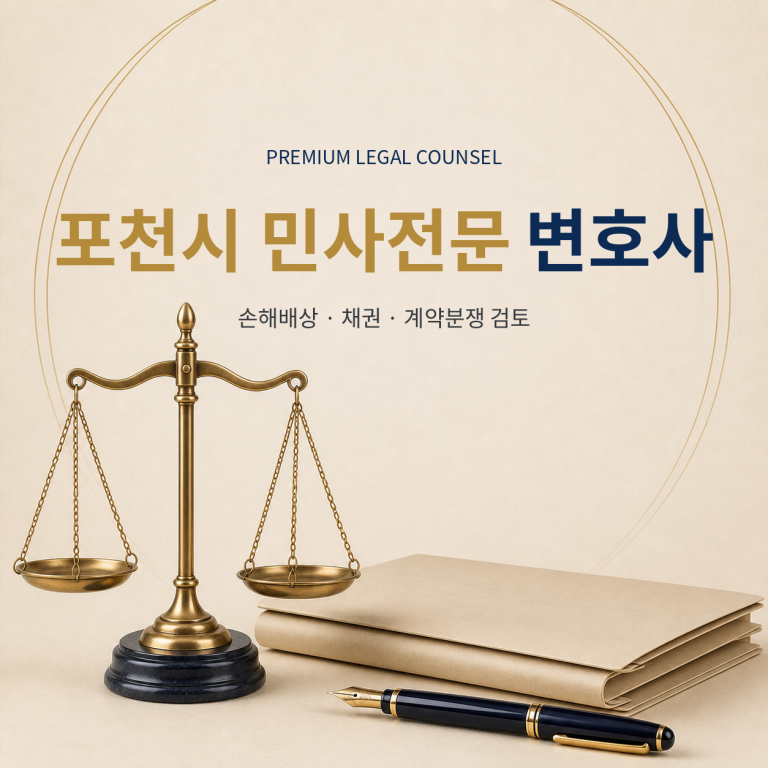 포천시 민사전문 변호사